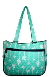 Small Quilted Tote Bag-ARB594/MINT